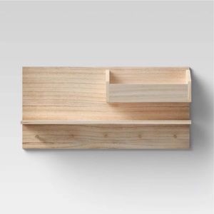 NWT Threshold Wooden Entry Wall Unit